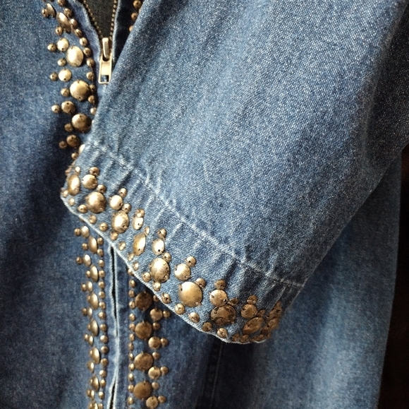 Denim stud jacket - Picture 6 of 6